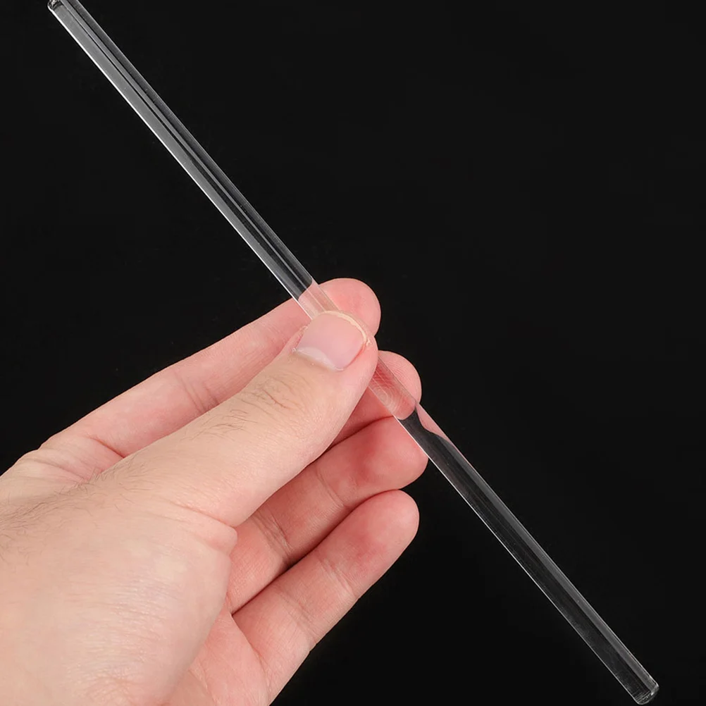 

6 Pcs Stir Stick Rod Glass Rods for Stirring Lab Stirrer Handmade Mixing Stirrers
