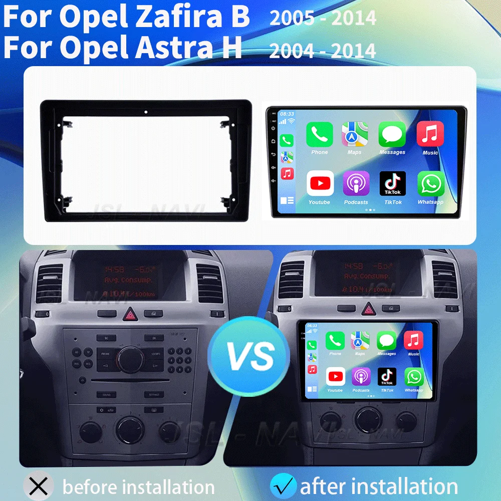 Android 16 Car radio Opel Zafira B 2005 - 2014 Opel Astra H 2004 -2014 player Multimedia navigation stereo GPS No 2din 2 din dvd