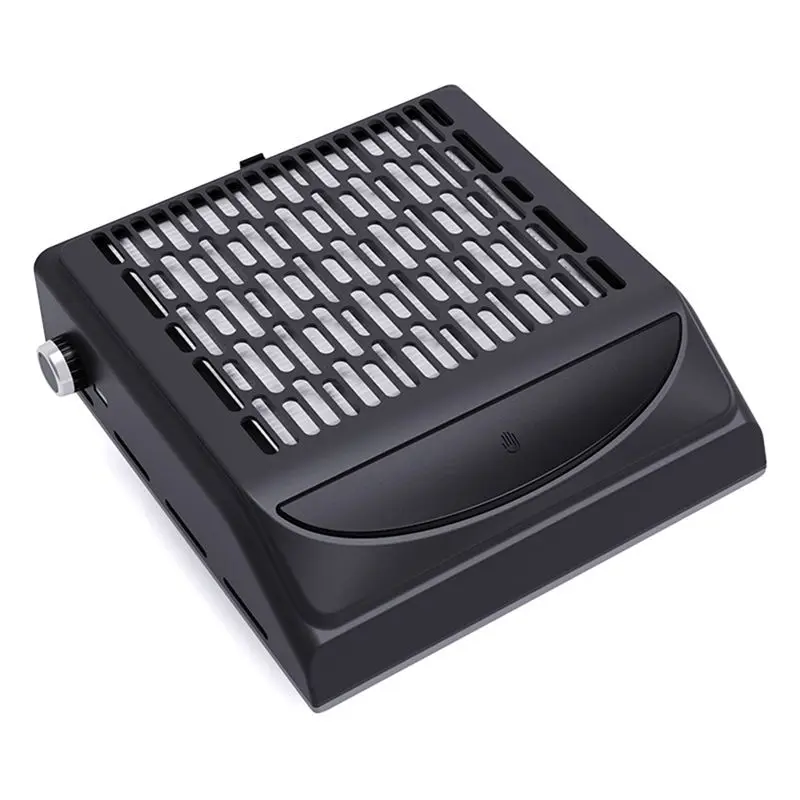 

Пылесборник для маникюра, вакуумный пылесборник для извлечения 100 Вт, мощный вентилятор для ногтей, черная вилка европейского стандарта, простая установка-ABYA