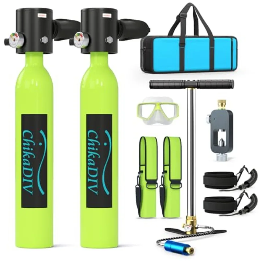 

Emergency rescue exploration: aluminum mini scuba tank 0.5L black 3000 PSI max pressure portable pony bottle reusable lung tank