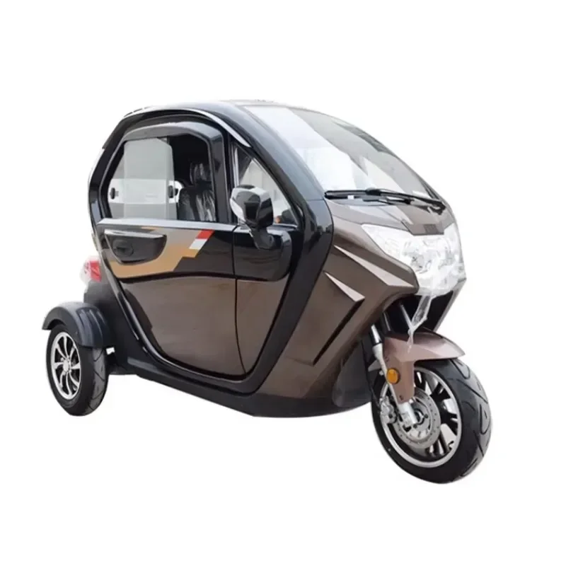 China Electric Mobility Tricycle Double Adulte  Enclosed Tricycle For Handicapped