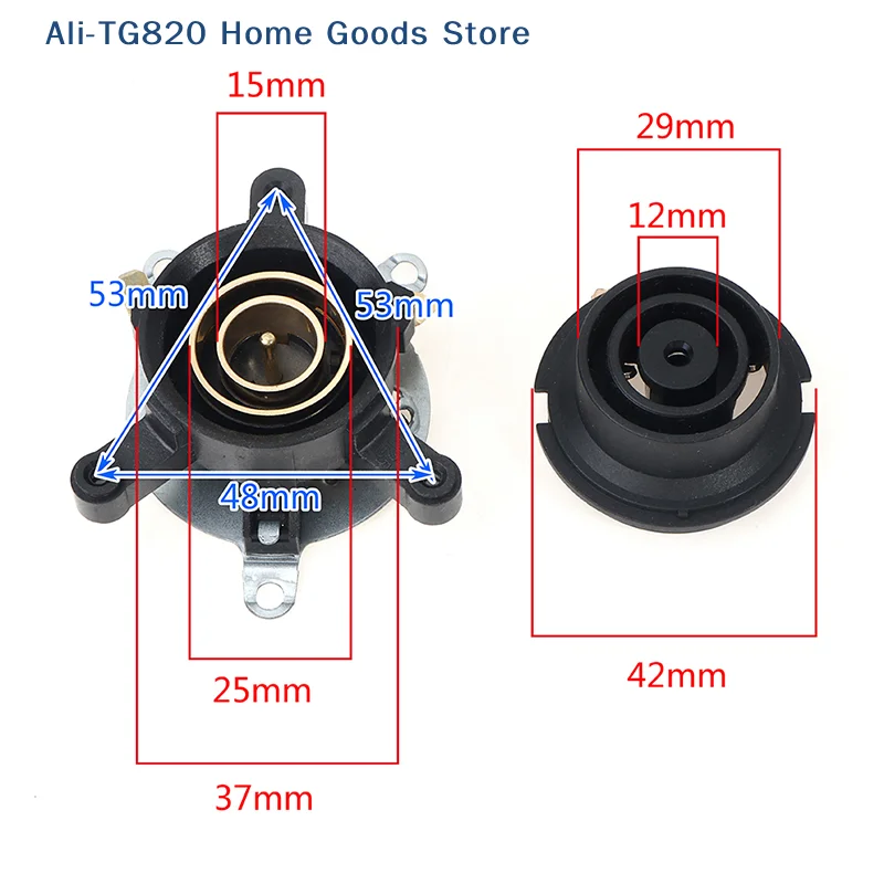 [TG820]2pcs/set Electric Kettle Accessories Base Thermostat Temperature Switch Connector