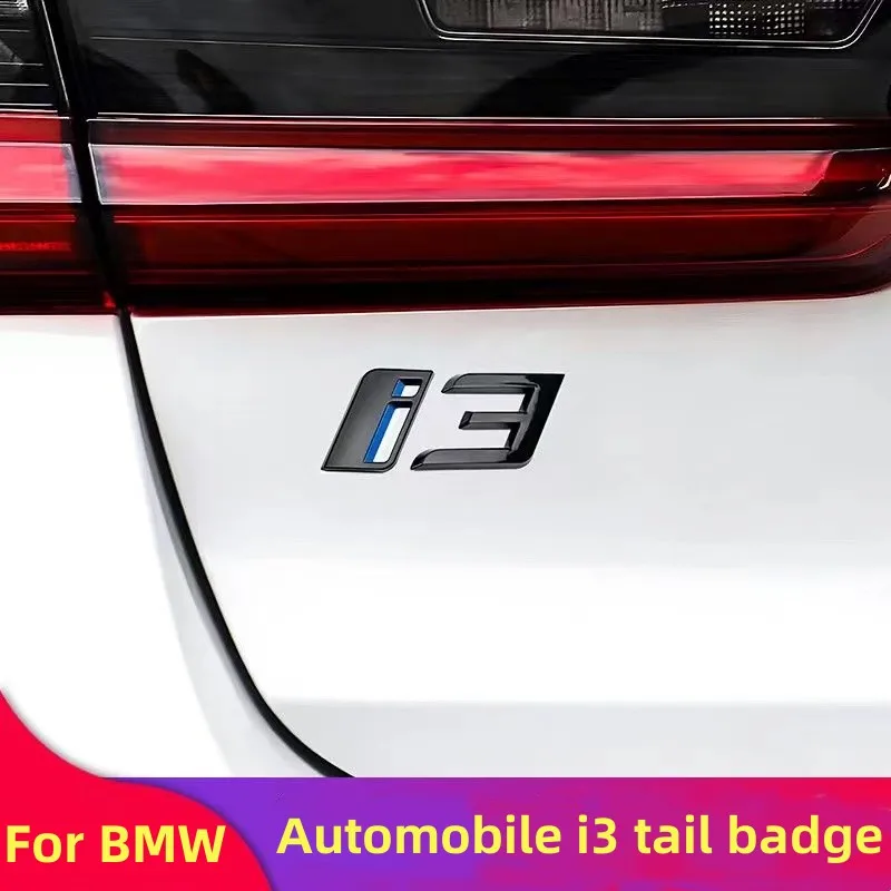 

Applicable to BMW iX3 i3 logo tail car stickers 3D ABS letter car stickers new energy G08 new logo modified auto parts.