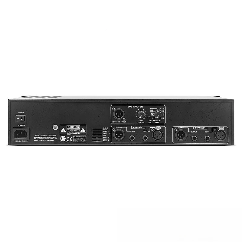 Equalizer 31-Band Professional Audio Mixer for Home Stage Bar, High Quality Sound Adjustment