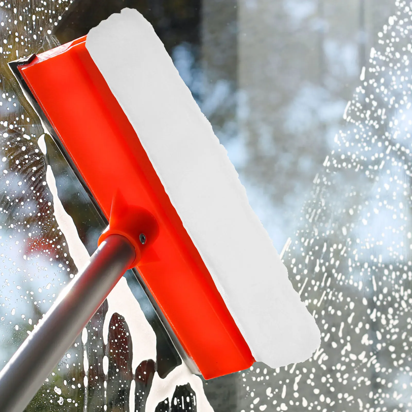 Microfiber Replacement Sleeve Window Washer Pad Soft Scrubber Refill Efficient Squeegee Tool Cover for Glass Window