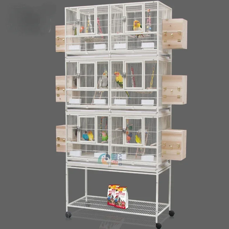 

Large Parrot Bird Cages Garden Budgie Lovebird Canari Stand Bird Cages Feeder Outdoor Jaula Para Pajaros Pet Products YY50BC