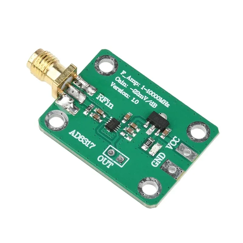 AD8317 logarithmic detector RF module power meter 1M-10000MHz RF signal power detection module