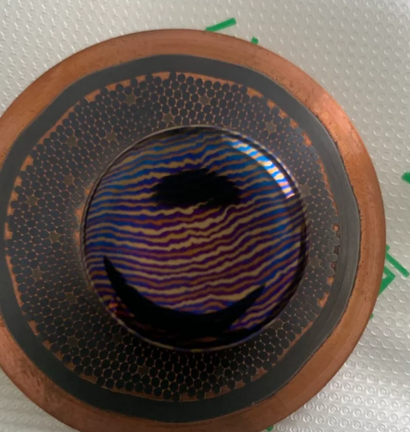 Used EDC Mushroom Timascus button 24.5mm * 12.7mm Stress Relief Toy Haptic Spinner Fingertip Gyroscope Decompression Toys