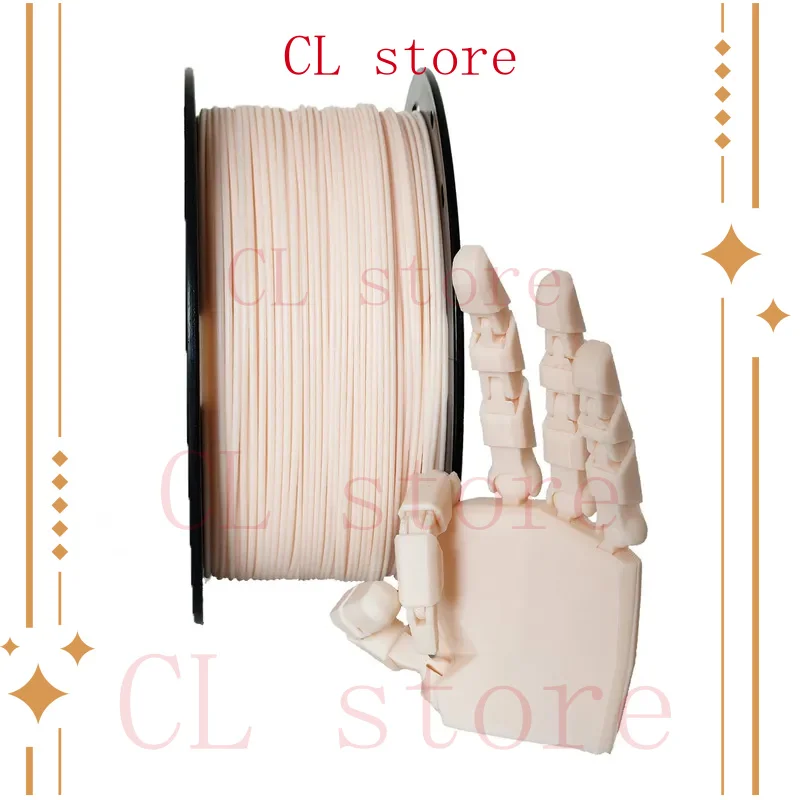 

Skin Tone PLA Filament 1.75mm 1KG 3D Printer 2.2LBS adhesion 3D Printing Flexible Materials Fit Most FDM Printer Pink
