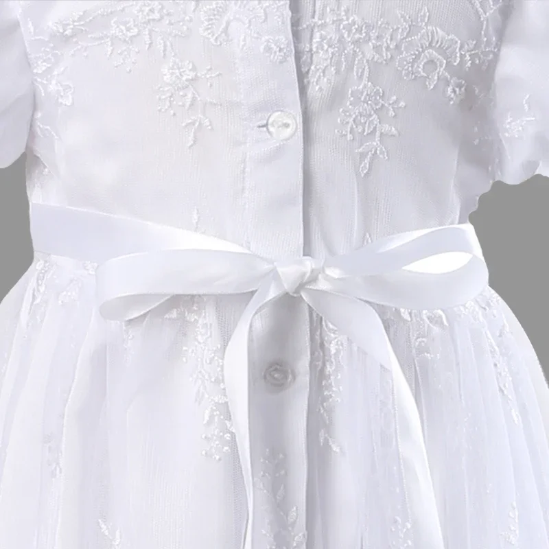 Baby Girl Dress Baptism Gown Dress Christening Wear First Communion for Girl Vestido Infantil Bautizo Baby Girl Clothes