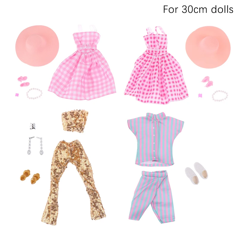 30CM Doll Princess Dress Men Clothing For Doll Couple Dolls Clothes Accessories Dress UP Toys Kid Gifts