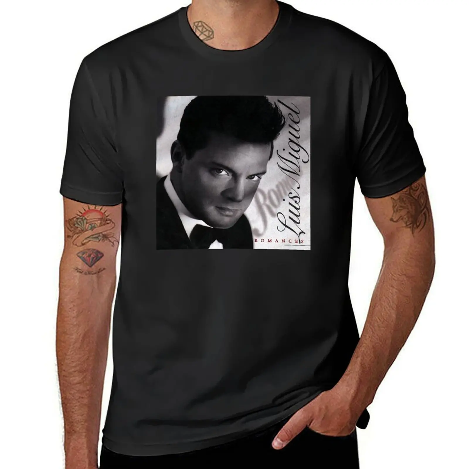 Luis Miguel Album Romance T-Shirt T-Shirt tees summer tops t shirts men