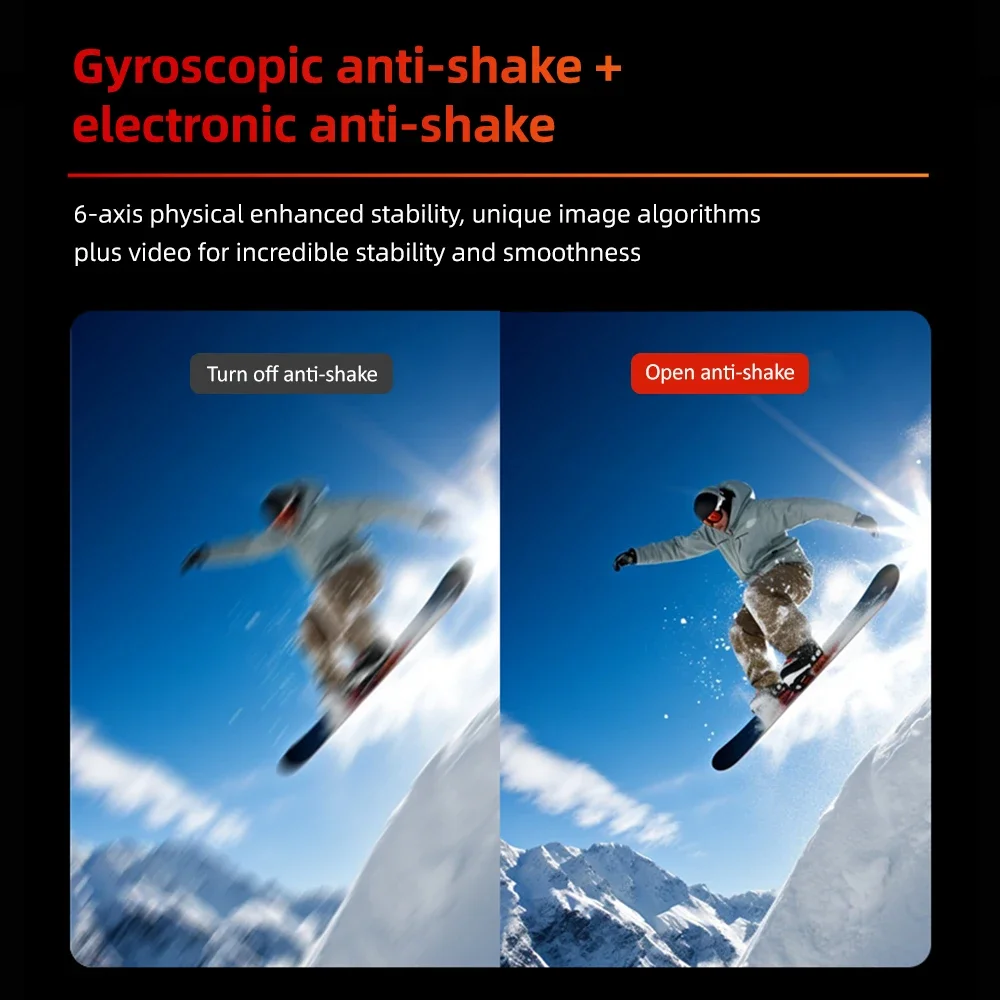 Sjcam C100 Plus Action Camera 4K Anti-Shake Cycling Dashcam Helmet Vlog Outdoor Camera 30FPS WiFi Waterproof Sports Camera