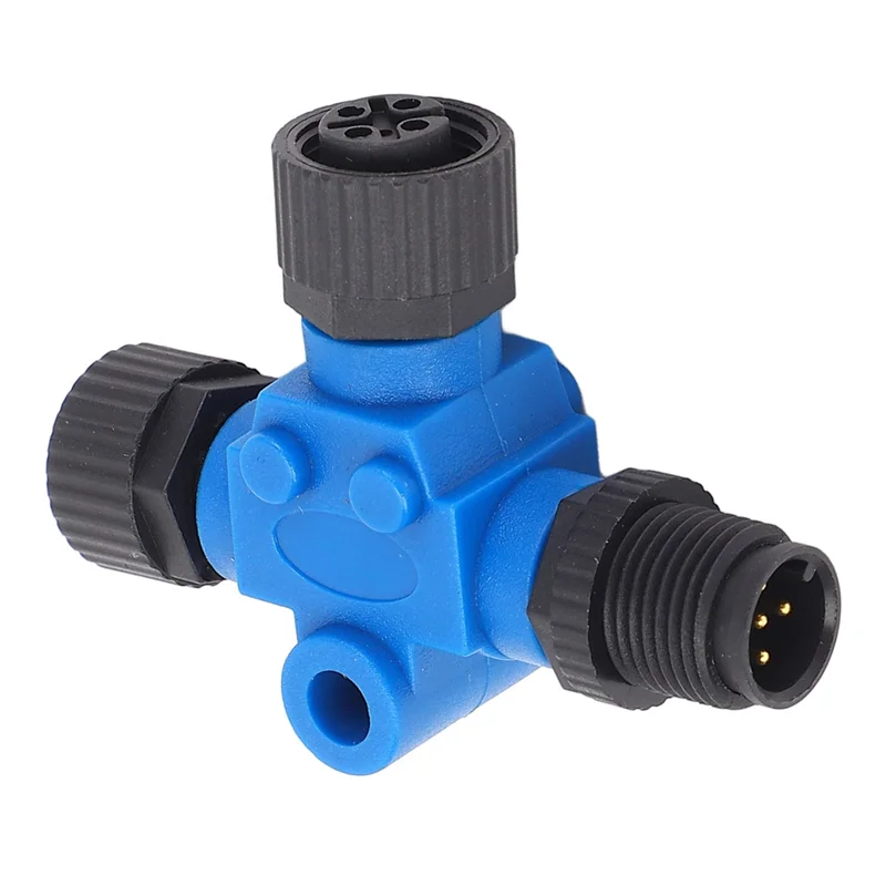 

A03F-для лодки NMEA 2000 для сетевой морской Т-разъем Lowrance M12, 5-контактный IP67, водонепроницаемый тройник с магистральным кабелем