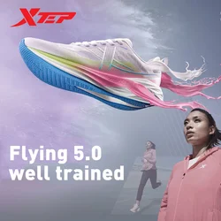 Xtep Ultra Fast 5.0 Running Shoes For Women 2024 Spring Street Style Sports Shoes Jogging Breathable Mesh Sneakers 976118110043