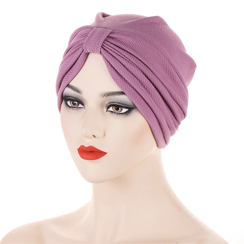 New Muslim Inner Hijab Turban Women Pre-Tied Cap Long Tail Headscarf Wrap Beanies Bonnet Head Scarf Stretch Headwear Ninja Hat