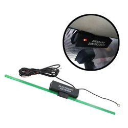 1pc Car Antenna Windshield Electronic 12V FM / AM Radio Aerial Built In Vehicle Signal Antenna Add Strong Signal With Amplifie
