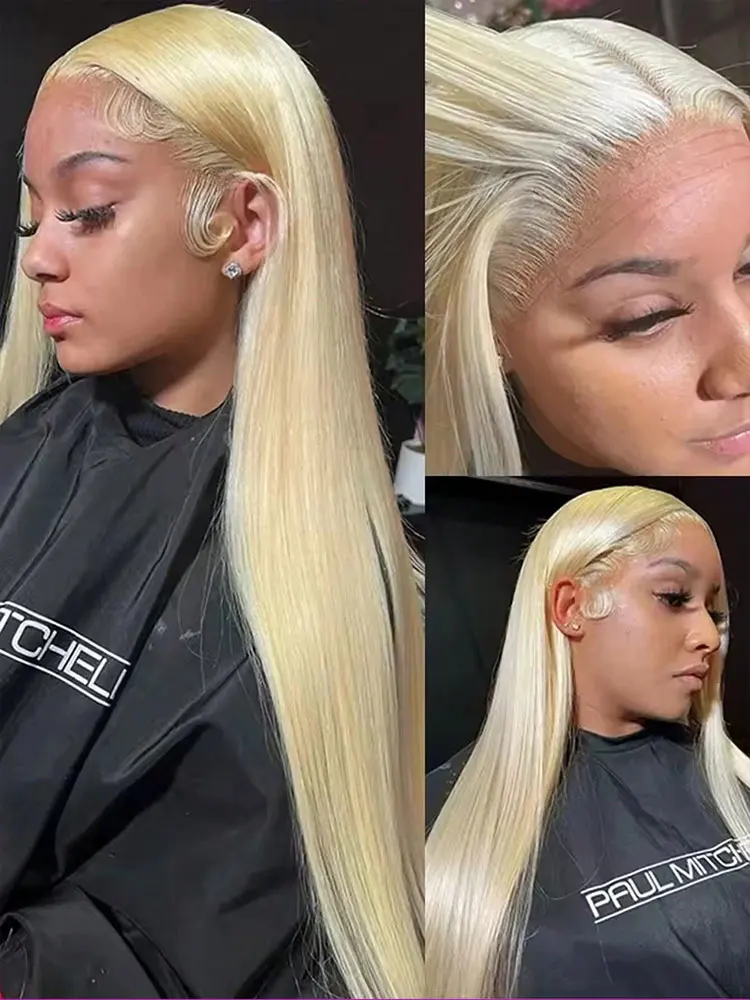 Blonde Wig Straight 613 Hd Lace Frontal Wig 13X6 13X4 Transparent