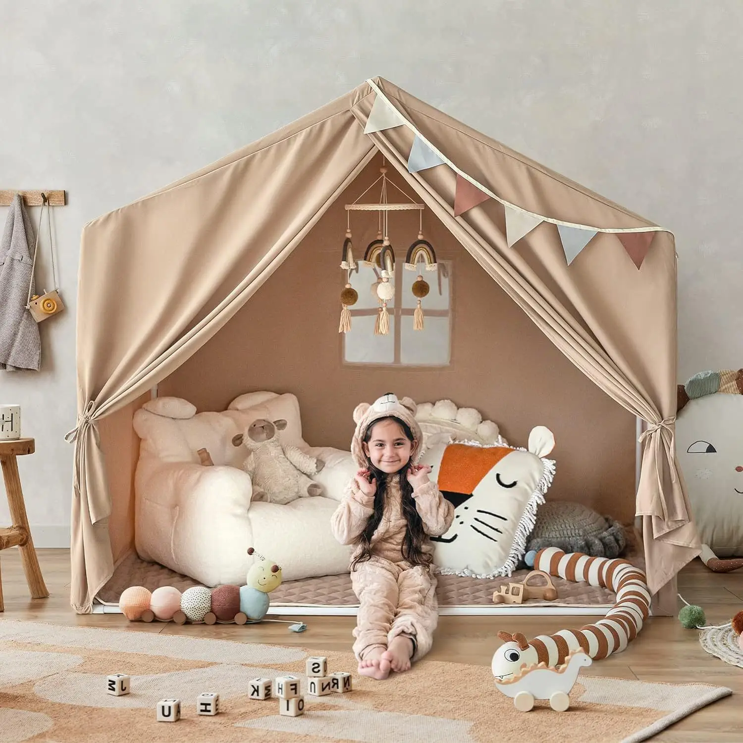 Grand enfants Playhouse enfant jouets tente enfant jouer tente garçon fille château intérieur extérieur enfants maison jouer balle fosse piscine Playhouse Cubby