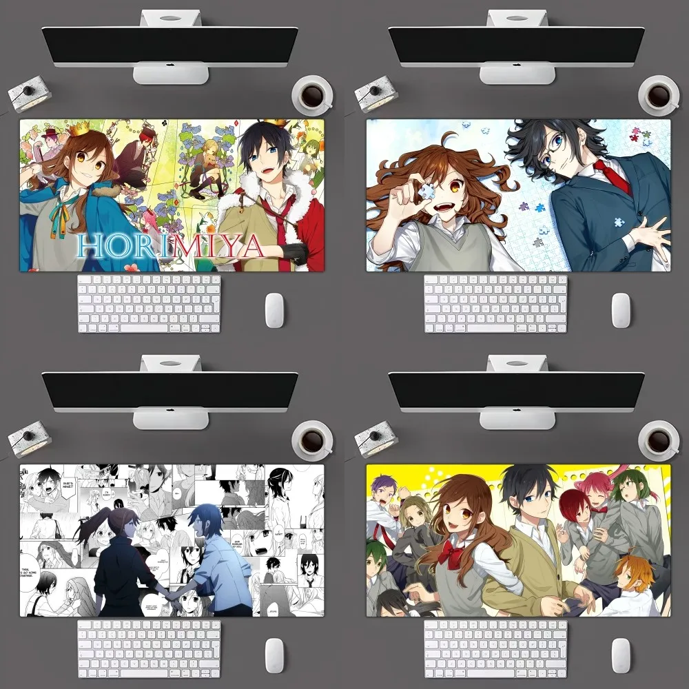 Bilibili Anime H-Horimiya Mousepad Mousepad Gamer Mouse Pad Size For Office Long Table Mat