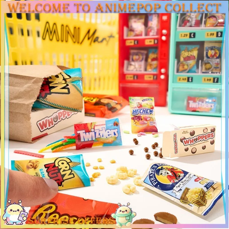 MGA Authentic Mini Verse Supermarket Series Blind Ball Mini Vending Machine Micro Dollhouse Set Desk Decoration Collectible Toy