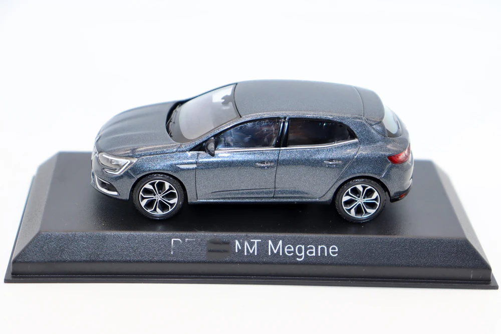 NorReev Model 1:43 Scale Megane 2016 Grey Diecast Alloy Toys for collection gift