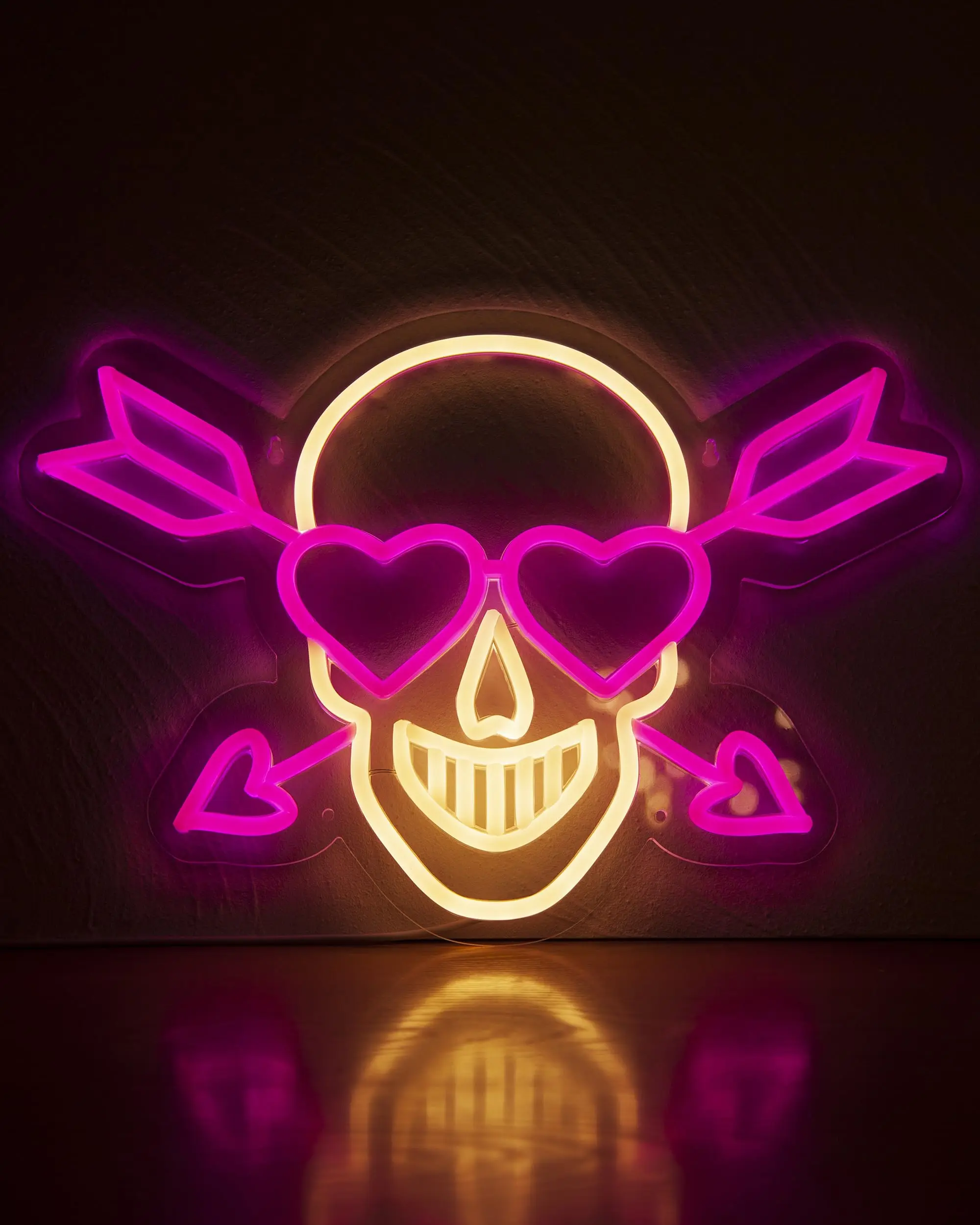 

Skull Neon Sign, LED Neon Bedroom Wall Decor for Man Cave Game Room Wedding Party Halloween Christmas Gift Sign