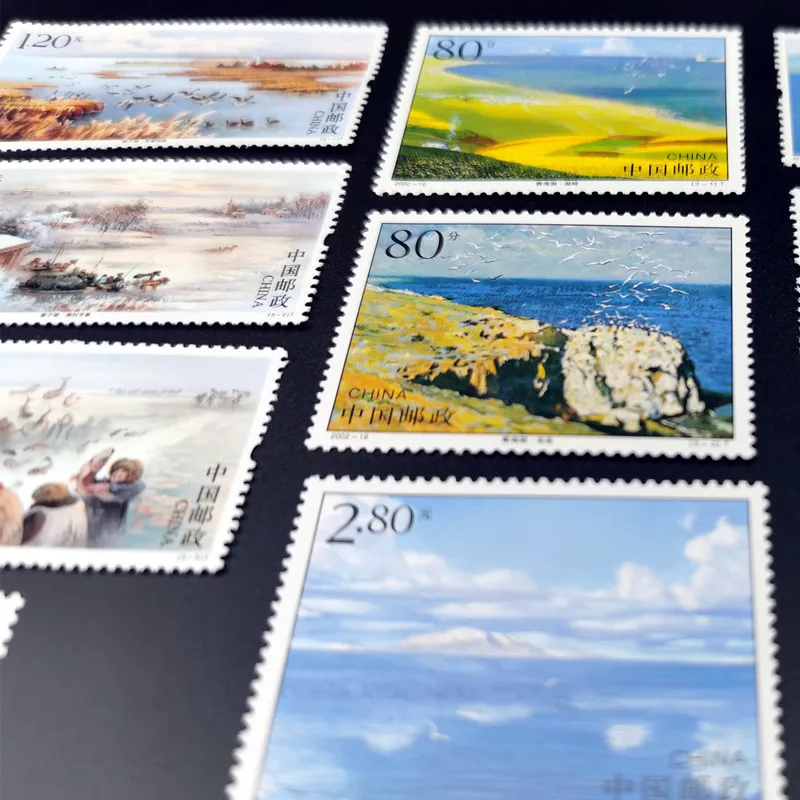 China Post Briefmarken, Jahrgang 1995-2022, Chinas Berühmte Seen, 1 Set, 18 neue Sammlerbriefmarken, Material für Scrapbooking – Detail 5