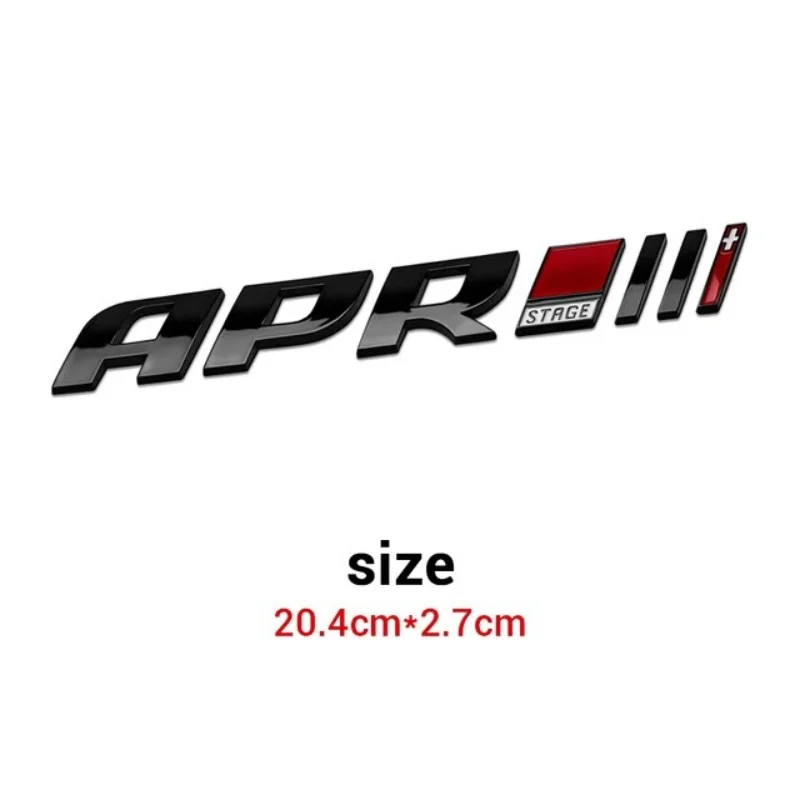 ثلاثية الأبعاد ABS كروم الأسود شعار APR شعار رسائل سيارة جذع شارة مائي ل A4 A5 S4 B8 A3 A7 APR ملصق اكسسوارات