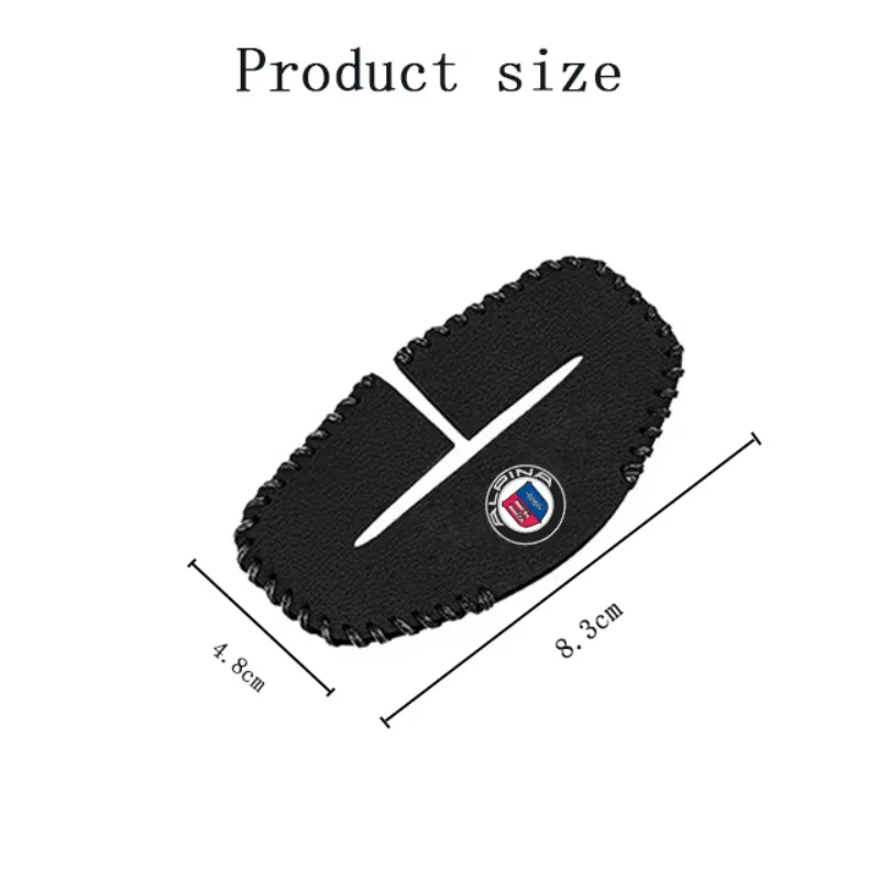 2pcs PU Leather Car Seat Belt Buckle Clip Cover Protector Anti-Scratch Case For alpina bmw b3 b4 b5 b6 b7 c2 d3 d4 d5 xd3 xd4