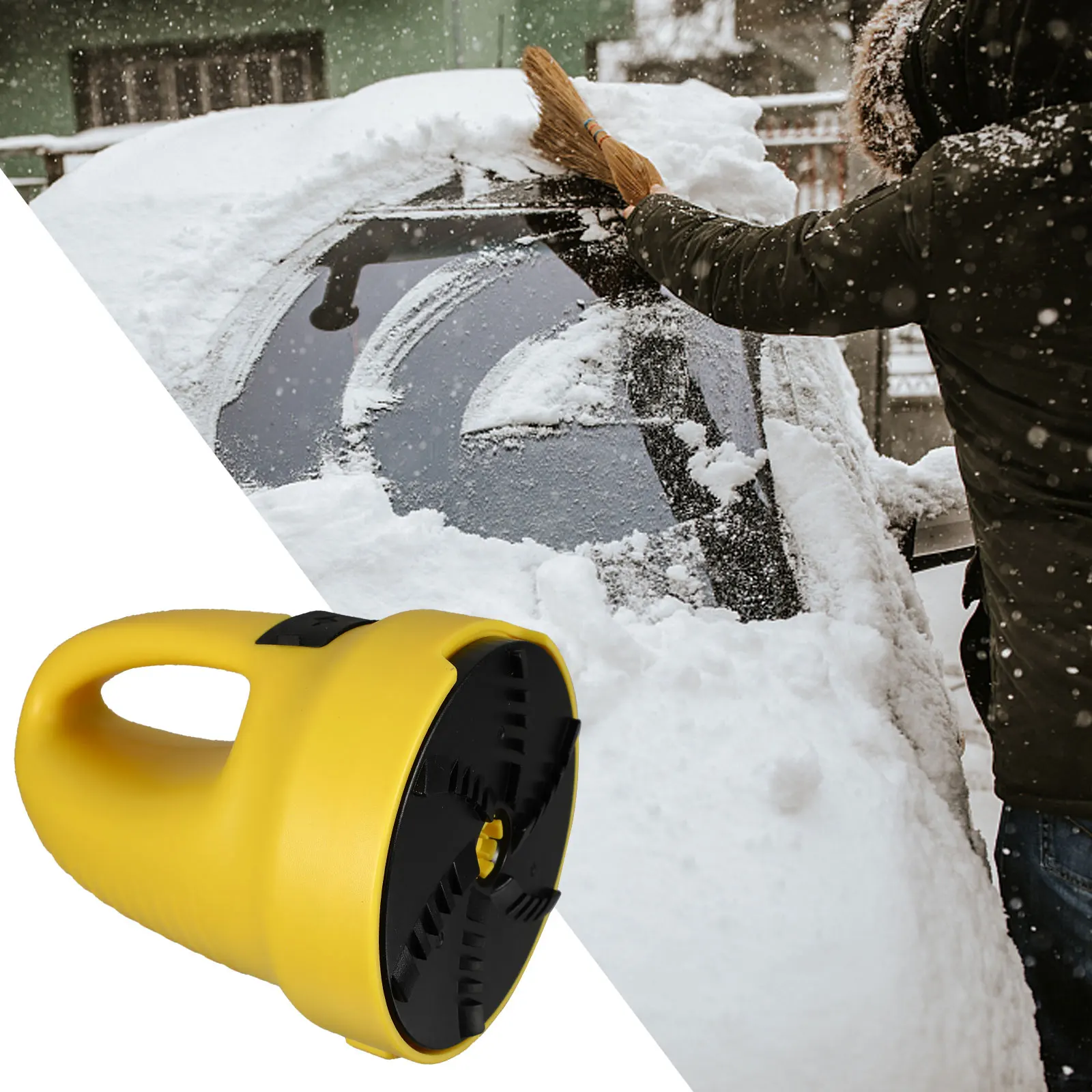 

Multi-Purpose ABS Car Snow Removal Tool Windshield Ice Scraper Efficient Shovel Convenient Transport