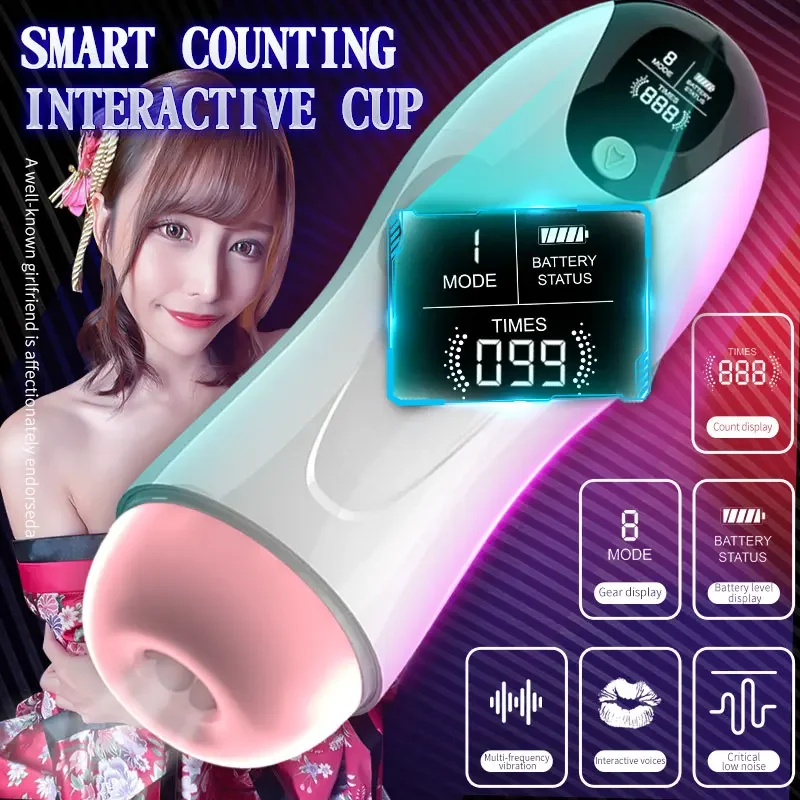 

Automatic Male Masturbator Cup Sucking Vibration Blowjob Real Vagina Pocket Pussy Penis Oral Sex Machine Toys For Man Adults 18+