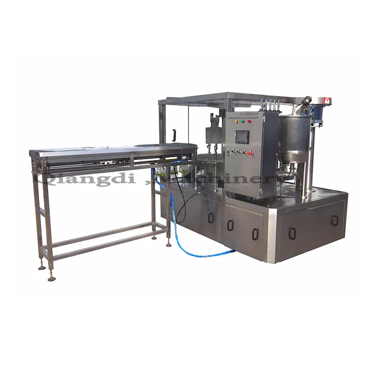 الصناعية التلقائي الفاكهة هريس صلصة لصق الفطر دوق باك ماكينة تعبئة وتغليف الأكياس #4