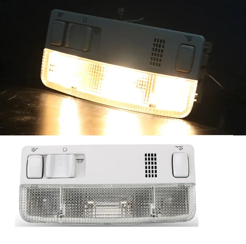 

For VW Passat B5 Golf 4 Bora Polo Caddy Touran Octavia Fabia Caravan Camper Lamp Auto Ceiling light Reading Light Car Interior