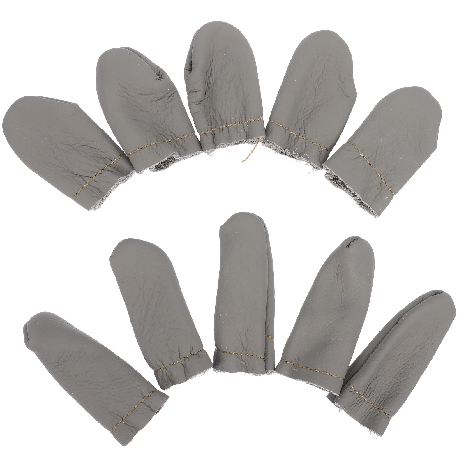 

10Pcs Premium Finger Protector Thimble for Sewing Felting Cross Stitch Needlework Index Thumb Guard Compact Storage