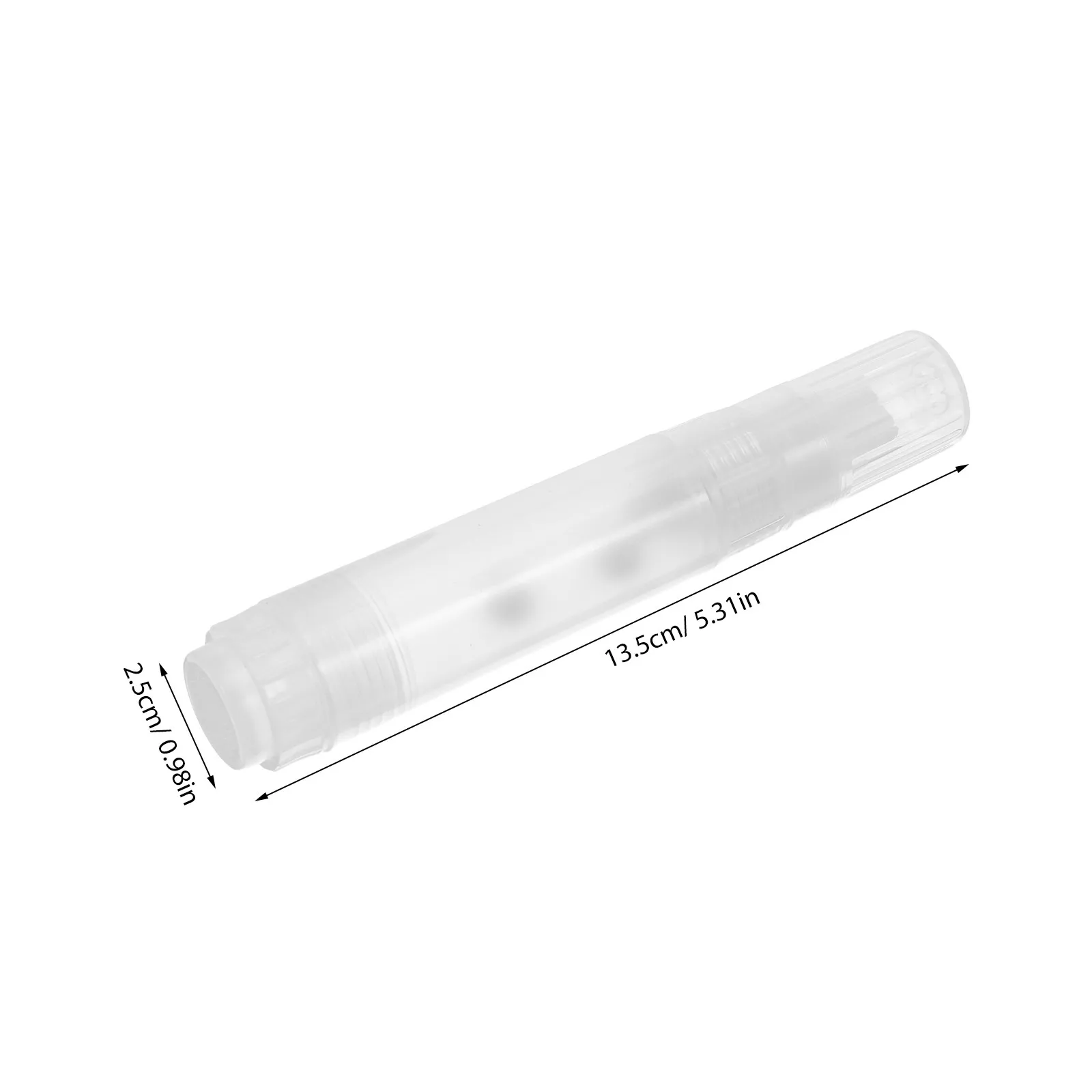 2Pcs Refillable Paint Pens Empty Acrylic Marker Flat Tip for Wood Metal Plastic Graffiti Drawing Craft Repair Marking