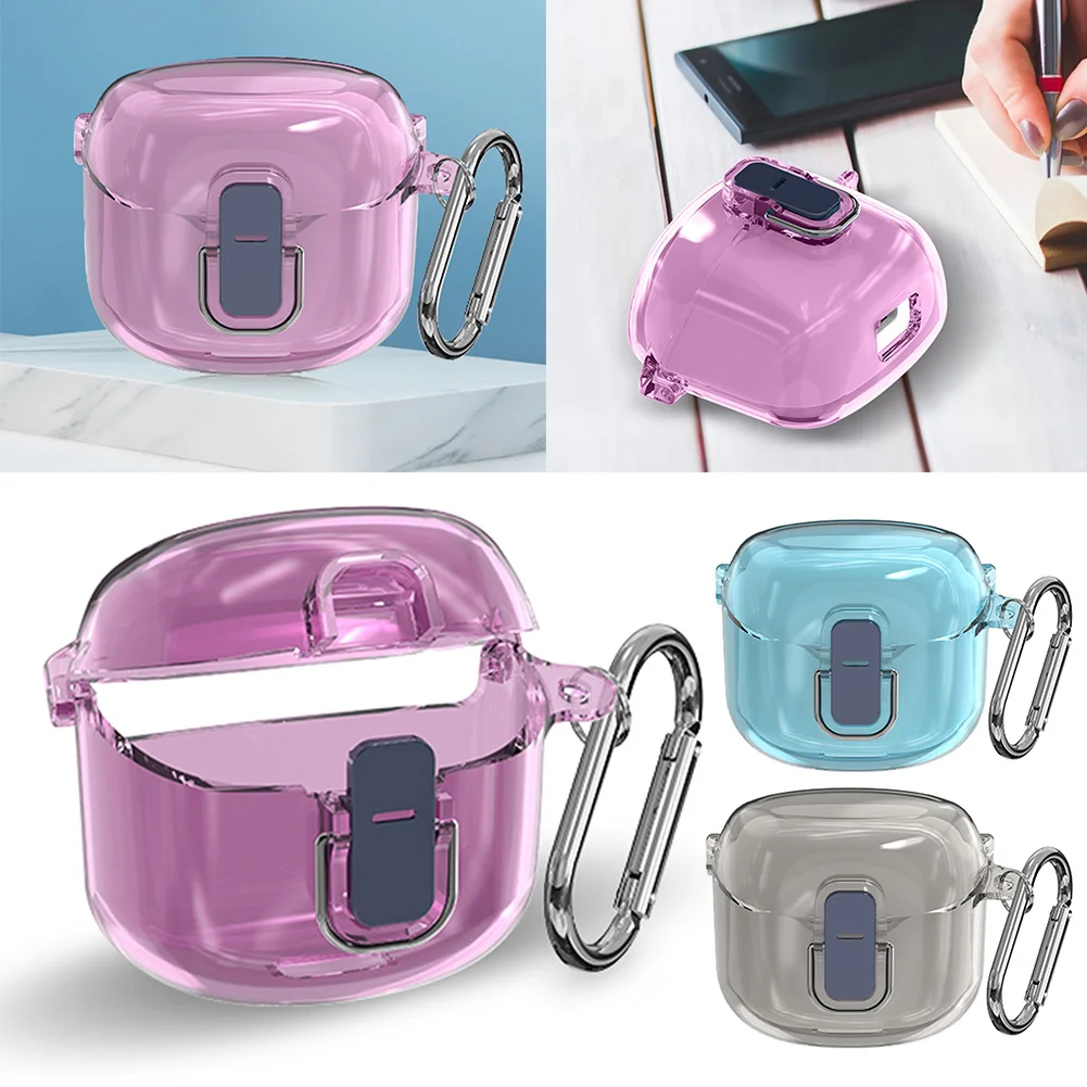 Juste de protection antichoc pour JBL Tune Flex Wireless Earbud Box, coque PC rigide, étui transparent, housse de protection, étanche