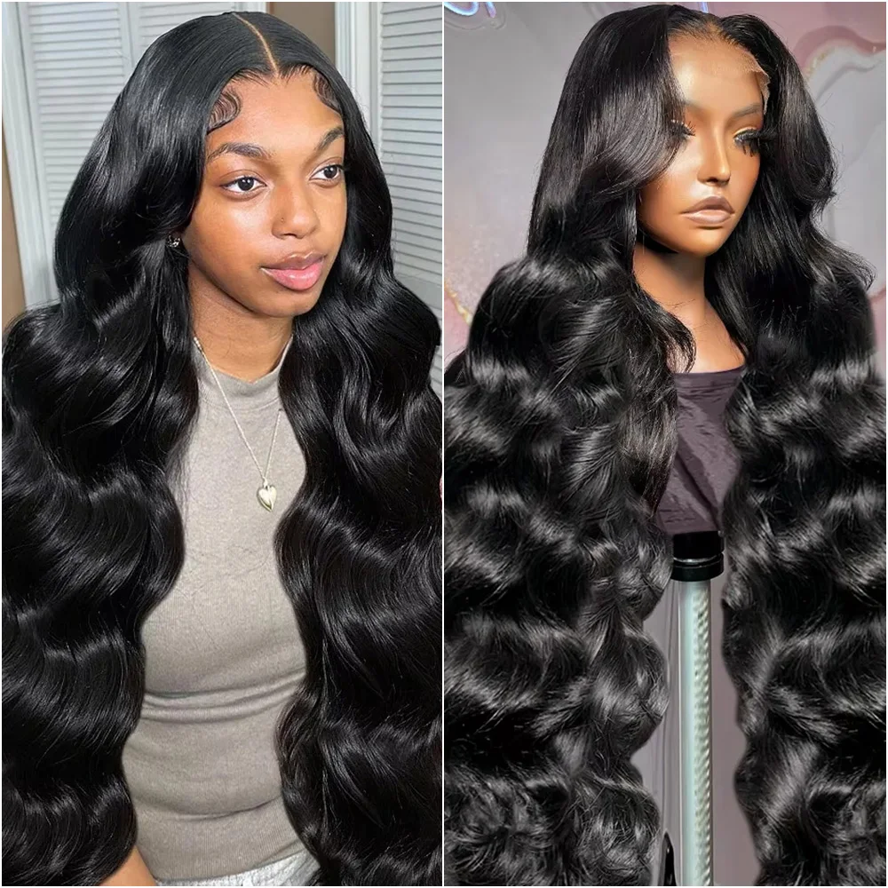 13x6 الجسم موجة HD الدانتيل الشفاف الجبهة باروكة من شعر طبيعي 30 40 بوصة 5x5 غلويليس إغلاق الدانتيل أمامي الباروكات البرازيلي قبل قطعها