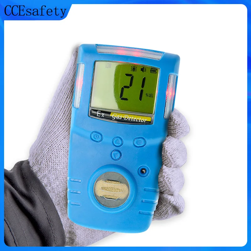 كاشف الغاز الاستشعار الحفاز مراقبة الغاز للغاز القابل للاحتراق CH4 مع نطاق 0-100٪ LEL ودقة 1% LEL كاشف جودة الهواء