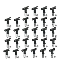 521#~655# Black Airless Nozzle, Using Various Metal Materials And Stainless Steel Finishes, Airless Spray Gun Spraying Tool