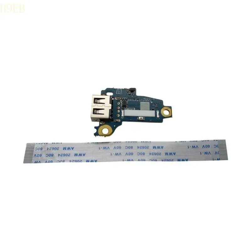 H9EB Professional Laptop USB Interfaces Board for Pro Book 450 DA0X8JTB8D0 USB Board PCB Circuit Board with Flat Cable
