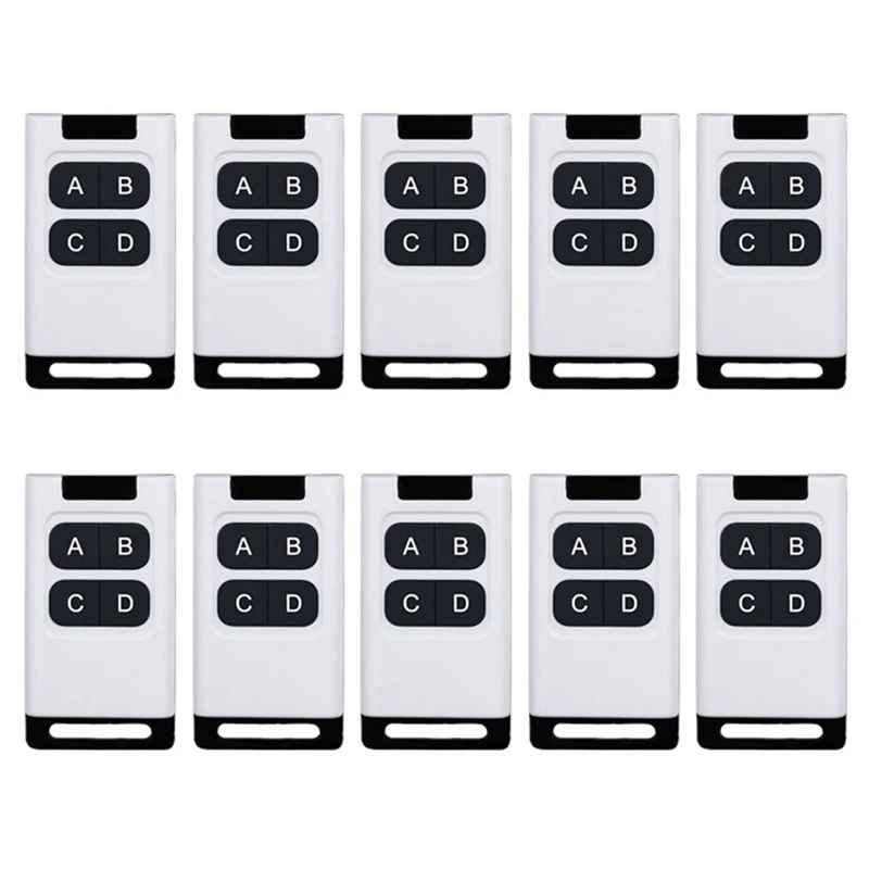 10PCS 433Mhz Remote Control Duplicator Garage Door Remote Control For Garage Electric Car Projector Electric Curtains