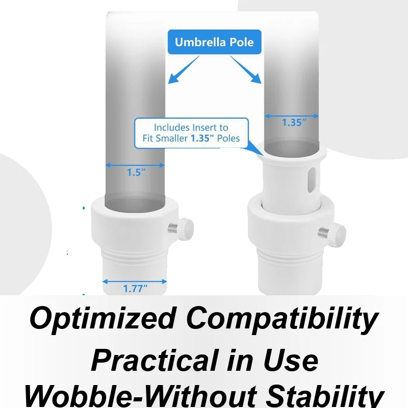 

Pool Umbrella Stabilizer Patio Umbrella Stabilizer Pole Accessories Hole Support For Women Men Swimming Picnic Outdoor