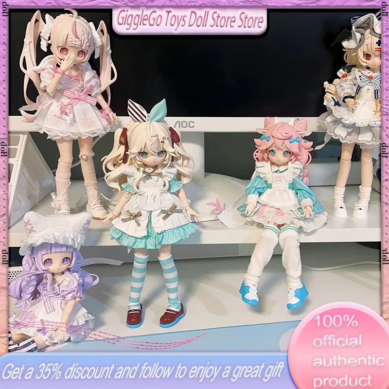 

Новинка, 100% натуральная Wanmeng Sugary, десертная вечеринка для девочек, Mjd, глухая коробка, подвижная восьмиточечная кукла, настольное украшение, игрушка, фигурка, подарок