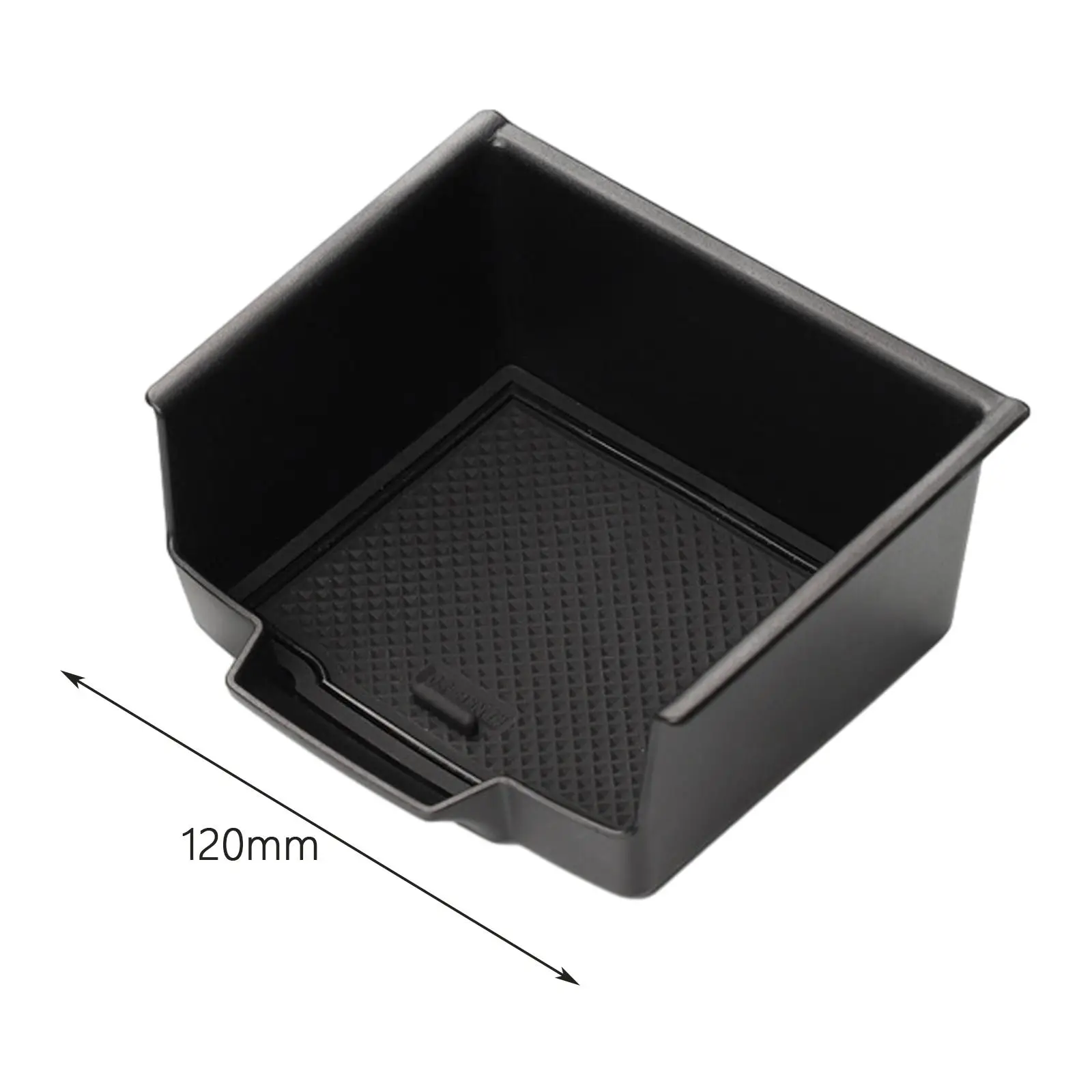 صينية تنظيم وحدة التحكم المركزية للسيارة، ملحقات داخلية للسيارة من البلاستيك الأسود المتين لحامل أكواب المقعد الخلفي للسيارة #6