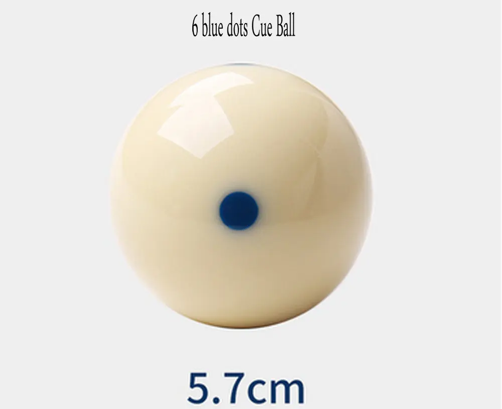 Fotografia 6: Aramith-Taiwan Blue Eye Cue Ball Substituição, 6 pontos vermelhos, 2-1/4 