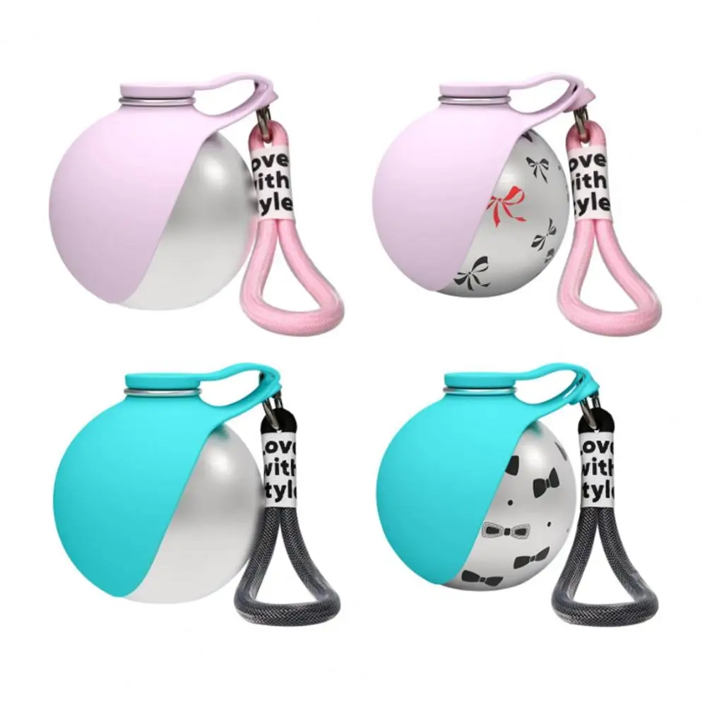 

Foldable Dog Water Bottle,Hiking Pet Water Dispenser,Stainless Steel Bottle,Travel Portable Leakproof Pet Drinking Bowls