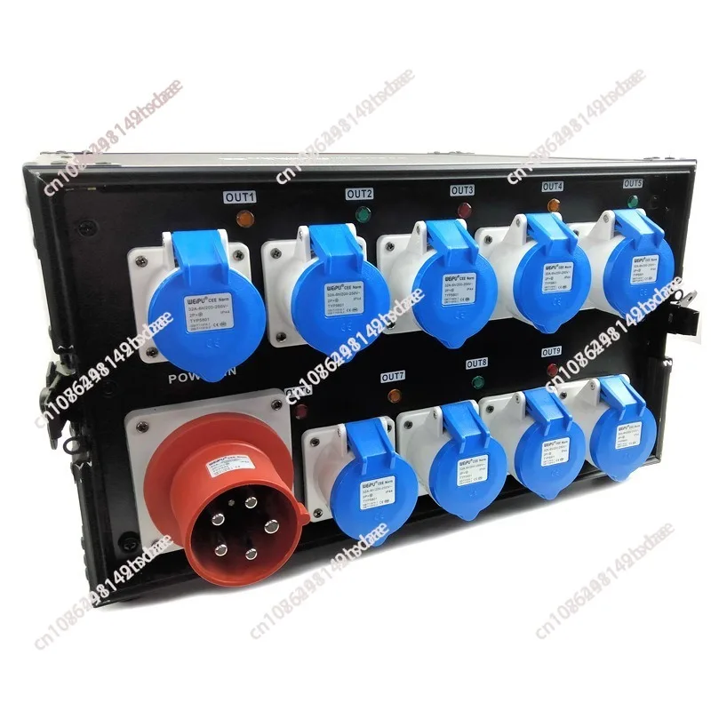 Stage distribution cabinet 9-way stage equipment portable power distribution box