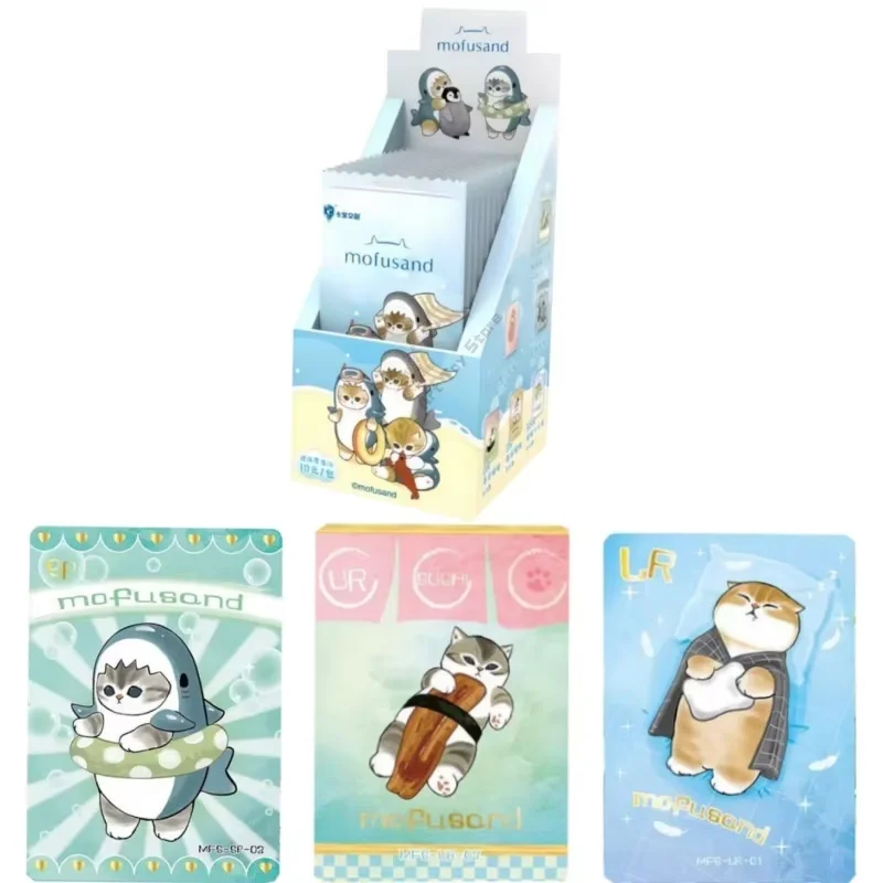 Mofusand Healing Meow Meow Series Trading Collection Card Anime Collectible Mystery Box Kids Toy Gift