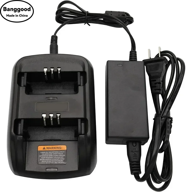 デュアルウェイ-2-スロット急速充電器モトローラ-cp040-cp200-cp360-cp380-gp3138-gp3688-dep450-ep450-ep150-ラジオ用